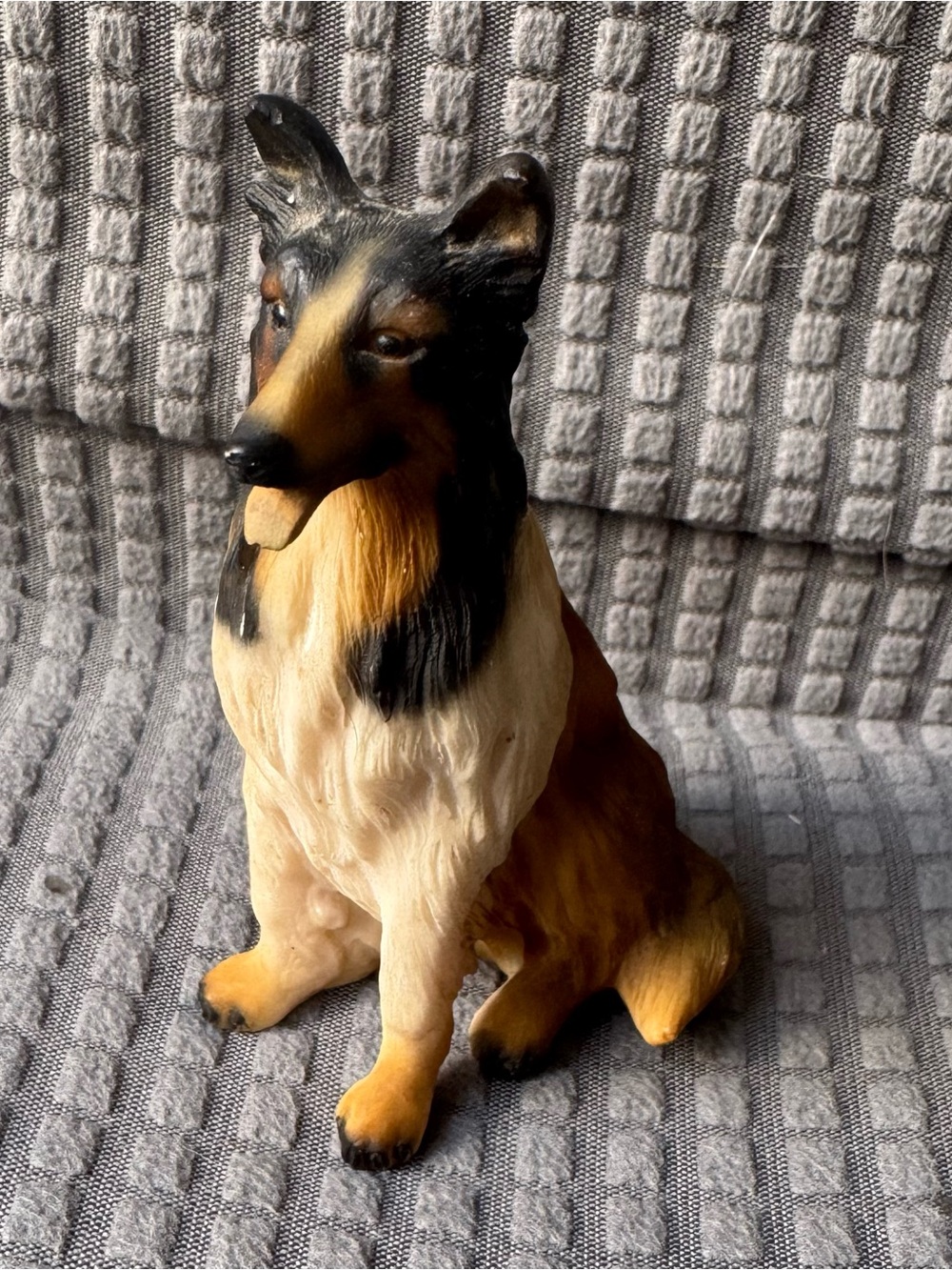 Vintage Made in Italy German Shepherd Dog Figurine